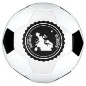 De rubberzegel van Europa Voetbal (Gedraaid)