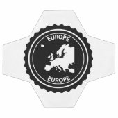 De rubberzegel van Europa Voetbal (Enkel)