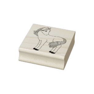 De RubberZegel van het mooie Paard Rubberstempel