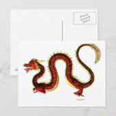 De Ruby Dragon Briefkaart (Voorkant / Achterkant)