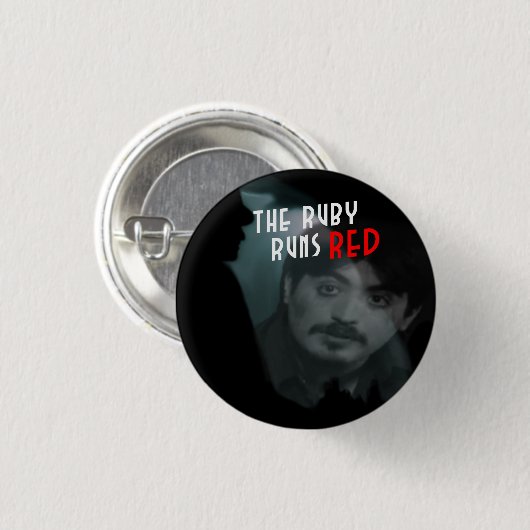 De Ruby loopt rode Button - Schtickle (Voorkant /achterkant)