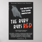 De ruby werkt met rood Poster - 11x17 inch (Voorkant)