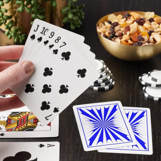 De Rug van de speelkaart Pokerkaarten (Insitu)
