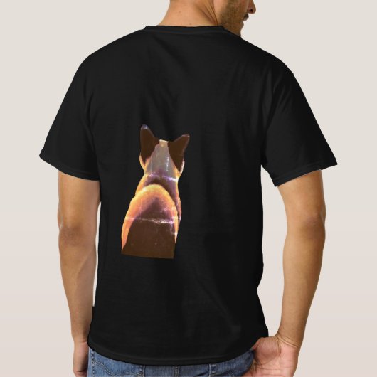 De rug van een kat t-shirt (Achterkant)