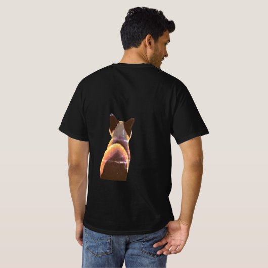 De rug van een kat t-shirt (Achterkant volledig)