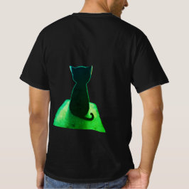 De rug van een kat t-shirt