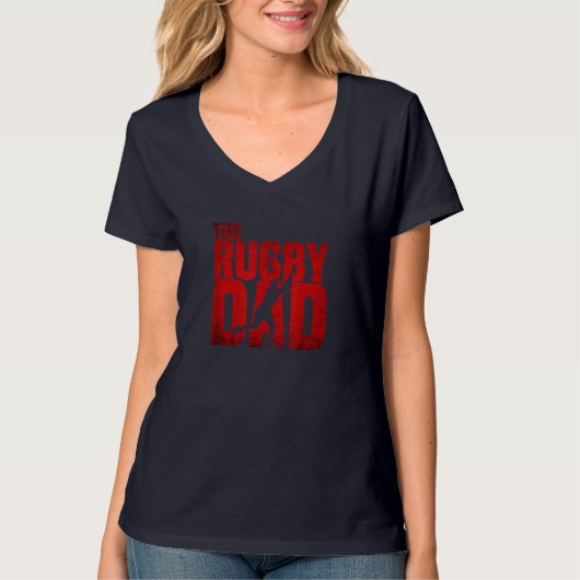 De Rugby Pap - Grappig Vaderdag Sport Gift T-shirt (Voorkant)