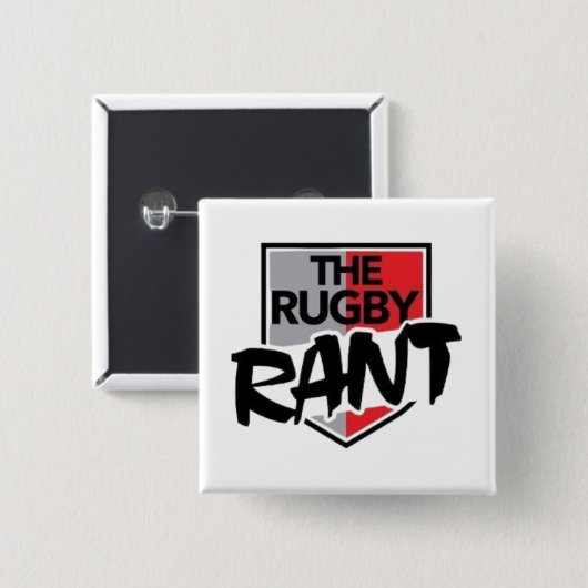 De Rugby Rant Button (Voorkant /achterkant)