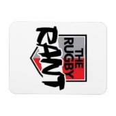 De Rugby Rant Car Magnet Magneet (Horizontaal)