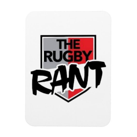 De Rugby Rant Car Magnet Magneet (Verticaal)