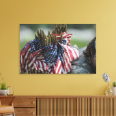 De rugzak van een soldaat van het leger canvas afdruk (Insitu (Woonkamer))