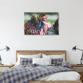 De rugzak van een soldaat van het leger canvas afdruk (Insitu (Slaapkamer))