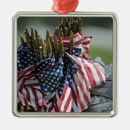 De rugzak van een soldaat van het leger metalen ornament (Voorkant)