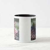 De rugzak van een soldaat van het leger mok (Midden)