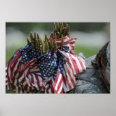 De rugzak van een soldaat van het leger poster (Voorkant)