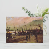 De Ruijterkade in Amsterdam door Vincent van Gogh (Staand voorkant)