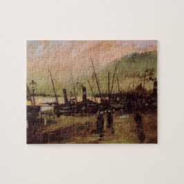 De Ruijterkade in Amsterdam door Vincent van Gogh Legpuzzel