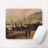 De Ruijterkade in Amsterdam door Vincent van Gogh Muismat (Met muis)