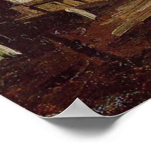 De Ruijterkade in Amsterdam door Vincent van Gogh Poster (Hoek)