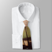 De Ruijterkade in Amsterdam door Vincent van Gogh Stropdas (Gebonden)