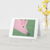 De ruikende Bloem van het varken Kaart (Gele Bloem)