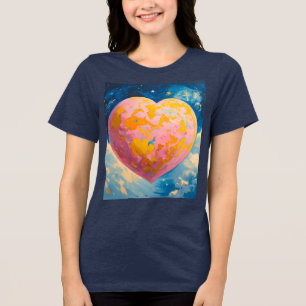 De ruimte bewogen door de liefde Tri-Blend shirt