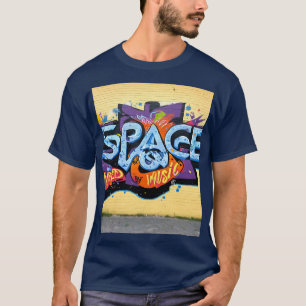 De ruimte die door muziek wordt verplaatst t-shirt