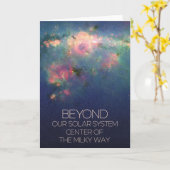 De ruimte, het sterrenstelsel, het centrum van de  kaart (Gele Bloem)