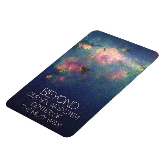 De ruimte, het sterrenstelsel, het centrum van de magneet (Linkerzijde)