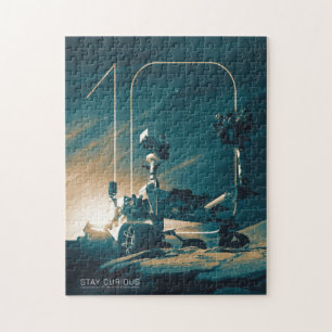 De ruimte, het zonnestelsel, 10 jaar nieuwsgierigh legpuzzel