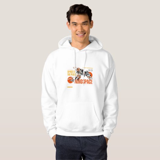 De ruimte is de plaats Hoodie (Voorkant volledig)
