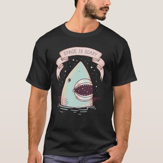 De ruimte is eng t-shirt (Voorkant)