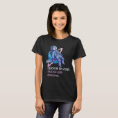 De ruimte is enorm t-shirt (Voorkant volledig)