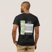 De ruimte is Fake Mannen T-Shirt (Achterkant volledig)