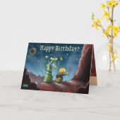 De ruimte Kaart van de Verjaardag van het Avontuur (Gele Bloem)