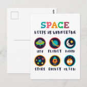 De ruimte laat ons wonderen briefkaart (Voorkant / Achterkant)