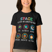 De ruimte laat ons wonderen Tri-Blend shirt (Voorkant)
