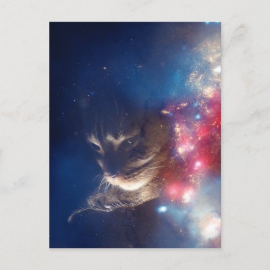 De ruimte Melkweg van de Kat Briefkaart (Voorkant)