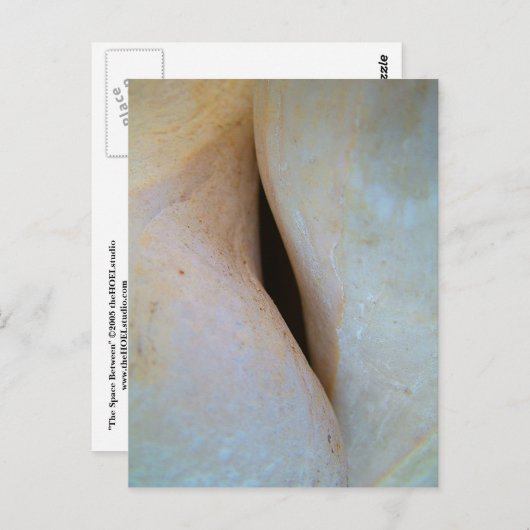 De ruimte tussen Briefkaart (Voorkant / Achterkant)