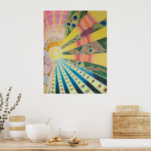 De ruimte tussen poster (Keuken)