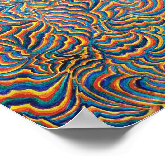 De ruimte tussen scharlaken en vuur poster (Hoek)