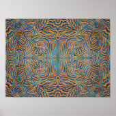 De ruimte tussen scharlaken en vuur poster (Voorkant)