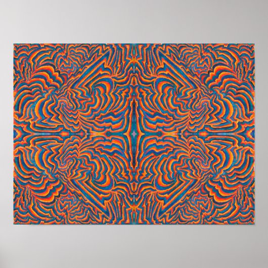 De ruimte tussen wereld en aarde poster (Voorkant)