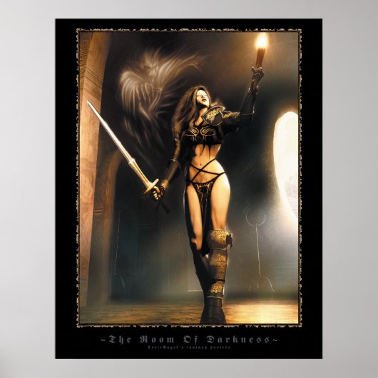 De ruimte van duisternis poster (Voorkant)