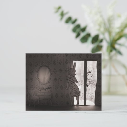 De ruimte van het document briefkaart (Staand voorkant)