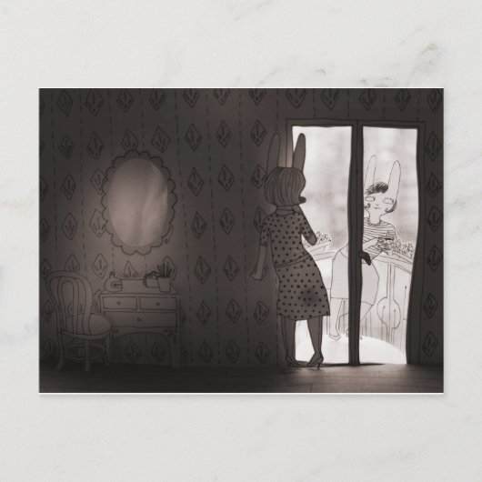 De ruimte van het document briefkaart (Voorkant)