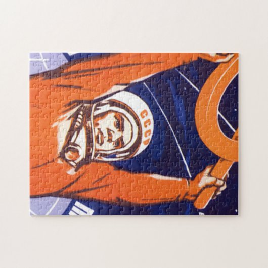 De ruimte zal ons zijn. Lang leef het Sovjetvolk Legpuzzel (Horizontaal)