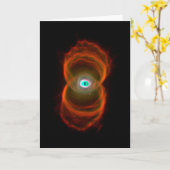 De RuimteAstronomie van de Nevel van de zandloper Kaart (Gele Bloem)