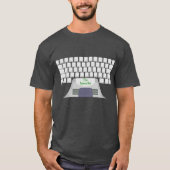 De ruimtebalk van het toetsenbord - De beste balk  T-shirt (Voorkant)