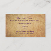 De ruimtedriehoeken van de kool op de Achtergrond  Visitekaartje (Achterkant)